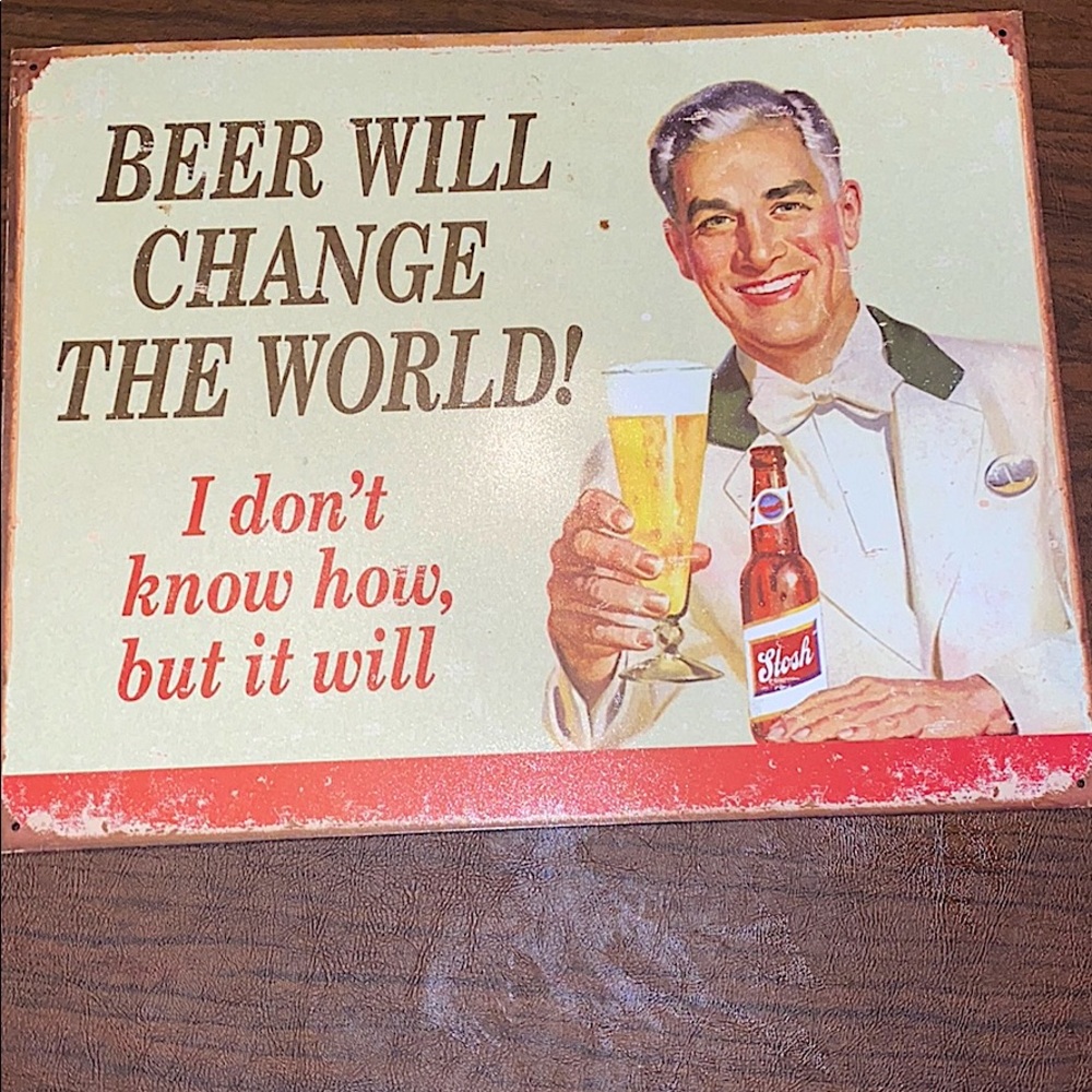 Tin Sign